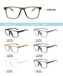 TR90 plastic eyeglasses frame K502-04