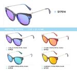 Acetate plastic frames polarized sunglasses S17514