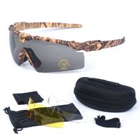Safety shockproof tactical goggles +3 caps 战术迷彩套装3.0