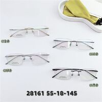 Metal titanium rimless frame SANTA 28161