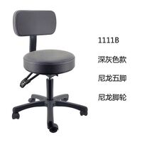 Стул вращающийся на колесиках с подъемником и водостойкими сиденьем и спинкой 1111B