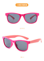 Polarized silicone sunglasses with UV400 protection for kids T22005