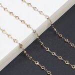 Metal non-slip chain gold round for glasses and masks GL331