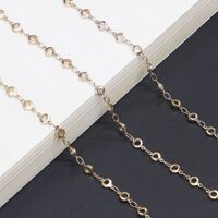 Metal non-slip chain gold round for glasses and masks GL331