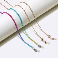 Набор из двух акриловых цепочек для очков прозрачной и ракушки GM054