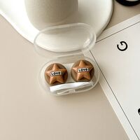 Mini soft contact lens kit PP-X58熊兔头五角爱心