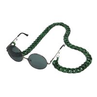 Acrylic non-slip chain, concave shape, for glasses and masks GB012-1
