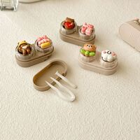 Мини-набор для мягких контактных линз выдвижной W-CT44咖色米色熊