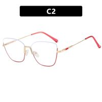 Metal nylor glasses with blue light protection for women 7141-PN