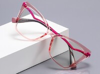Fashion New Flat Mirror Glasses frame for glasses TR90+CA material (flex hinges) FOCUS FCS2106