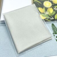 Microfiber/suede cloth for cleaning glasses lenses, individually packaged, size 17.5*14.5 cm