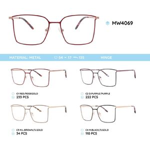 Metal women's frame for glasses MW4069