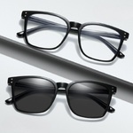 Photochromic plastic glasses with protection Blue Cut KY3122-2变色