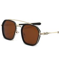 Солнцезащитные пластиковые TR90 очки с защитой UV400 9734-2-GT