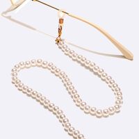 Metal non-slip chain, with pearls, for glasses and masks GL1589