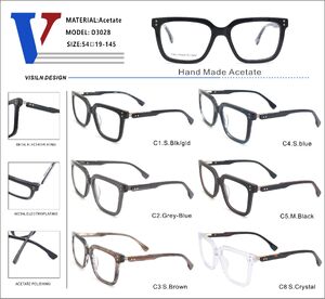 Оправа пластиковая из ацетата с флексом D3028-DA