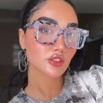 Plastic glasses with blue light protection for women 88971-88171-PN