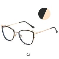 Оправа для очков комбинированная (металл + TR90) с защитой от синего света, с флексом FA87242