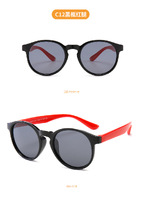 Polarized silicone sunglasses with UV400 protection for kids T11003