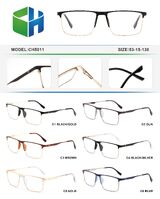 Оправа металлическая с мягким носоупором и флексом CH5011-DA