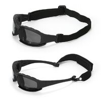 Очки защитные противоударные тактические поляризованные взрывозащищенные CS, набор из 4-х линз и футляра, X7-DX