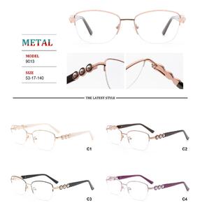 Оправа для очков полуободковая металлическая с флексом Big City RD9013