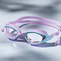 Swimming waterproof anti-fog goggles, with earplugs and cap, diopters from -1.50 to -6.00, 6045-YU