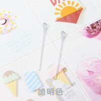 Наконечники на заушники силиконовые B13, длина 74 мм, круглое отверстие Ø1.4 мм