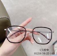 Hybrid frame, metal + TR90, with Blue Block coating SANTA 01216