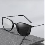 Photochromic plastic glasses for reading, with protection Blue Cut, diopters from 0.00 to +4.00, KY872变色老花镜