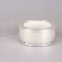 Липкий сегмент (липучки, слиперы, противоскользящие накладки) для линз, прозрачный с серебряным краем, ПВХ, 1000 штук