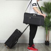 Mobile double box (suitcase, trunk, organizer, display case) on wheels for frames and glasses for 195 slots JS-C201004