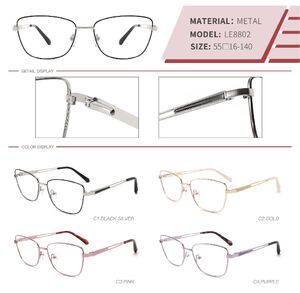 Оправа металлическая с флексом LE8802-DA