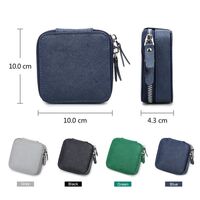 Сумка-барсетка-чехол из натуральной кожи для аксессуаров с молнией CFG1009