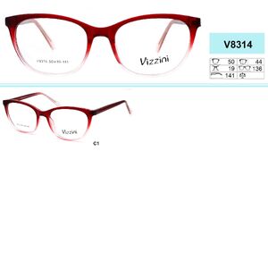 Plastic frames for glasses VIZZINI V8314-1