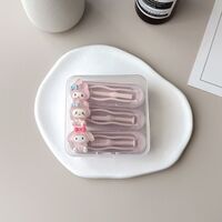 Комплект из 3 штук мини-наборов для мягких контактных линз - пинцет + присоска WL454盒装袋装镊子