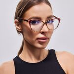 Plastic frame with anti-blue light protection lenses, with spring hinges Elit 5701-EL