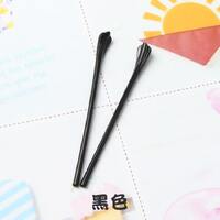 Наконечники на заушники силиконовые B13, длина 74 мм, круглое отверстие Ø1.4 мм