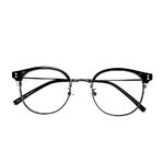 Hybrid frame, metal + TR90, with Blue Block coating SANTA 01183