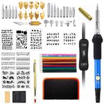 Soldering kit, 71 items, with 60 W electric soldering iron and diamond pen