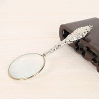 Magnifier, magnifying glass with handle 18155-6-XX, diameter: 45 mm, magnification: 5X