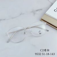 Hybrid frame, metal + TR90, with Blue Block coating SANTA 9532