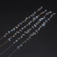 Natural stone red coral glasses chain GL1210