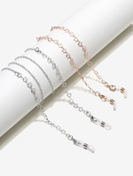 Цепочка для очков, комплект из трех штук, золотая, серебряная и черная GM021