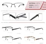 Оправа металлическая полуободковая LE6472-DA