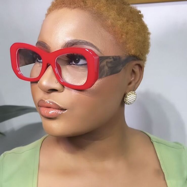 Очки пластиковые женские с защитой от синего света 5602-PN