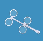 Flipper adjustable test simulator for ophthalmology +/- 0.5 to +/- 4.00 + 5 cards