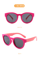 Polarized silicone sunglasses with UV400 protection for kids T11002