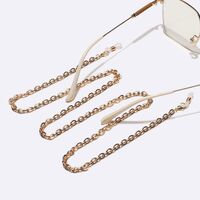 Gold-colored metal non-slip chain, for glasses and masks GL1616