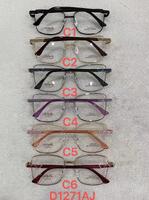 Metal frames for glasses with flex hinges Defile D1271AJ